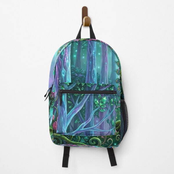 Item preview, Mystical Orchid Peacock in Bioluminescent Forest designed and sold by Gifter-ly.