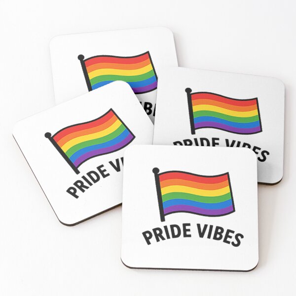 Item preview, Pride and Vibes minimalist design designed and sold by fadeinkstudio.