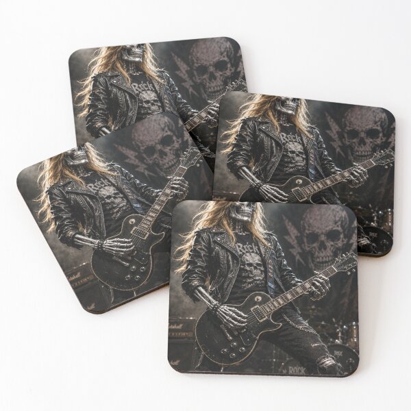 Item preview, Silver Skull Rockstar designed and sold by 1NEOBOY.