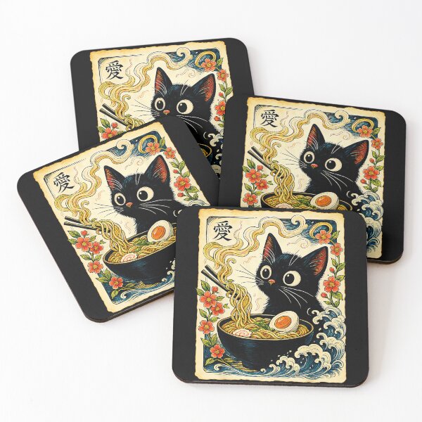 Item preview, Ai Love Japanese Ramen Cat Lover Feline Foodie designed and sold by AmaXONIC.