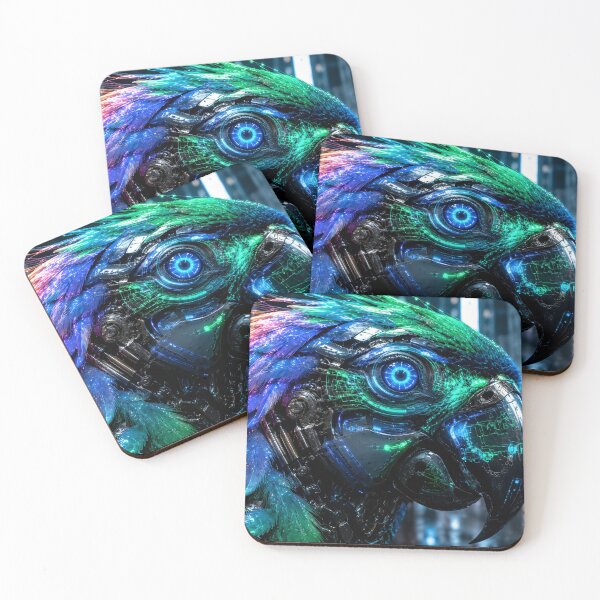 Item preview, Cybernetic Macaw Horizon designed and sold by Neo Tokio.
