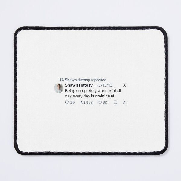 Item preview, Shawn Hatosy on twitter. designed and sold by madisonvisms.