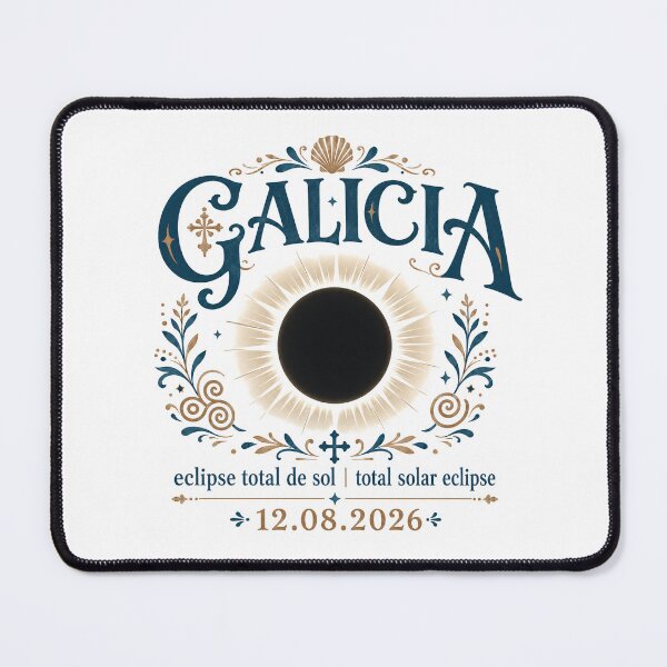 Item preview, Galicia Solar Eclipse 2026 Design designed and sold by Beyond Destinations.