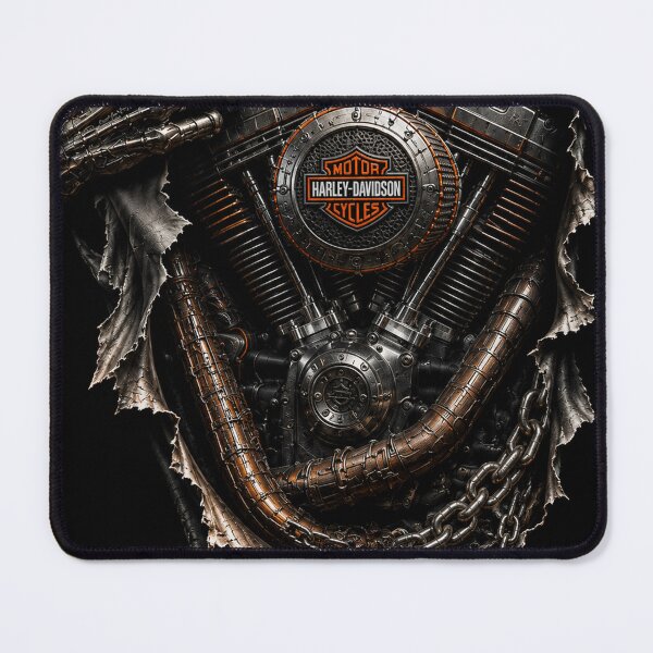 Item preview, Harley-Davidson V-Twin Engine Breakthrough 3D Graphic designed and sold by JcAbstractArt.