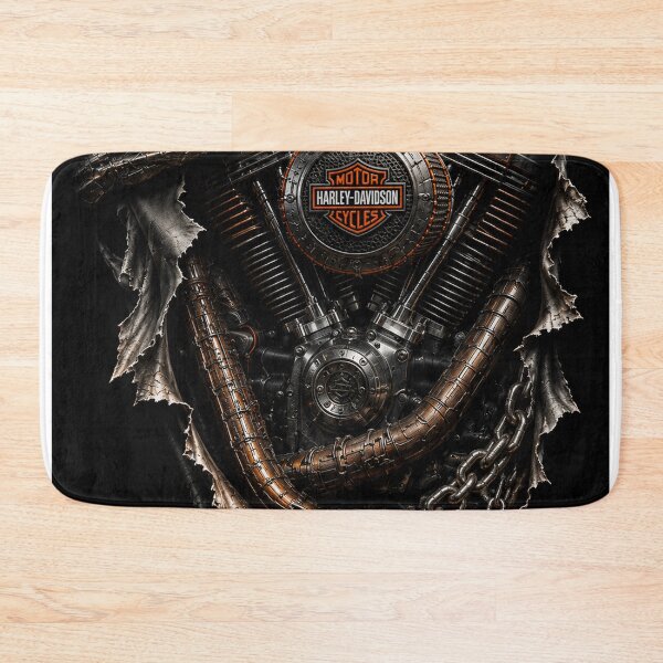 Item preview, Harley-Davidson V-Twin Engine Breakthrough 3D Graphic designed and sold by JcAbstractArt.