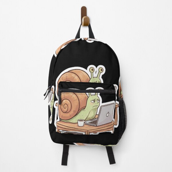 Item preview, Snail Burnout Sticker – Deadline? Maybe Later Meme designed and sold by SoftAuraStudi0.