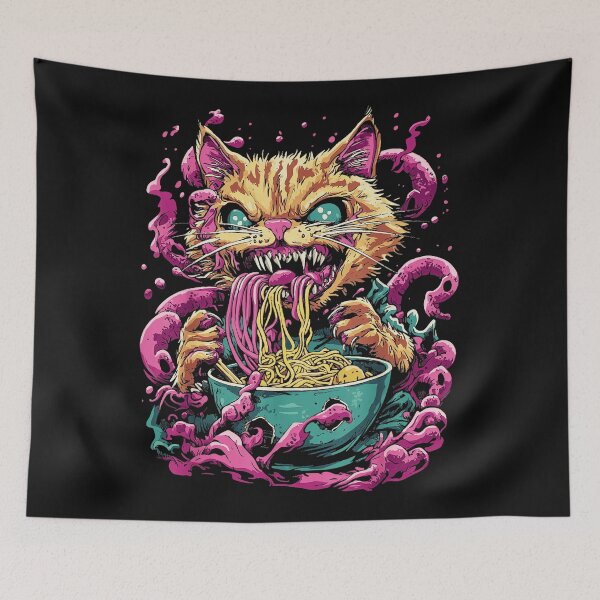 Item preview, Cat Ramen Lover Feline Foodie designed and sold by AmaXONIC.