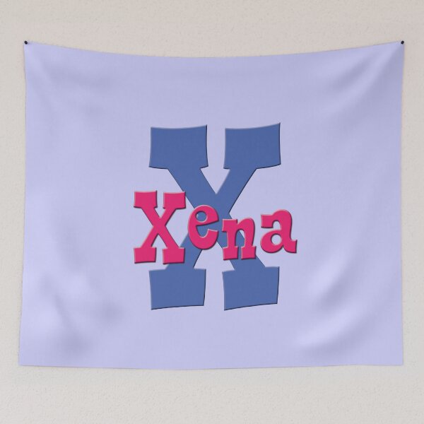 Item preview, X is for Xena, Girl's/Woman's Name and Initial  designed and sold by CharlottePlaceArt.