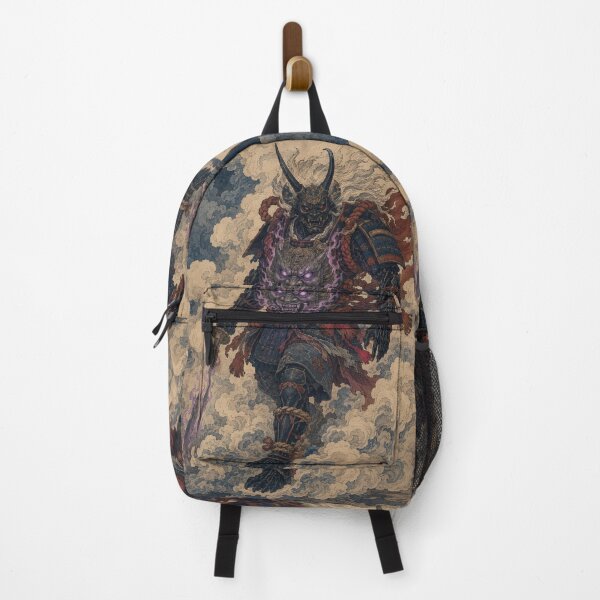 Item preview, Shadow Vanguard - Vintage Japanese Oni Samurai Ukiyo-e Woodblock designed and sold by bapupa.