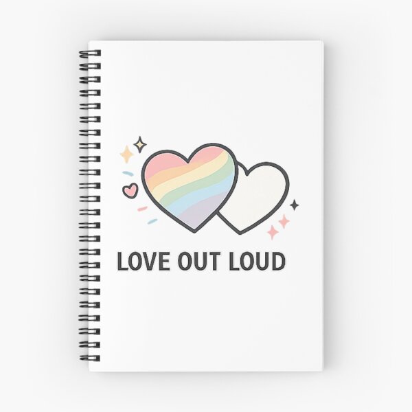 Item preview, Love out loud minimalistic design designed and sold by fadeinkstudio.
