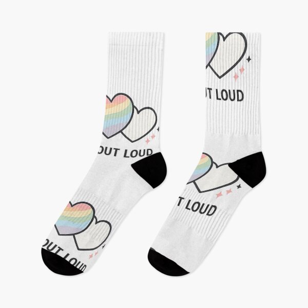 Item preview, Love out loud minimalistic design designed and sold by fadeinkstudio.