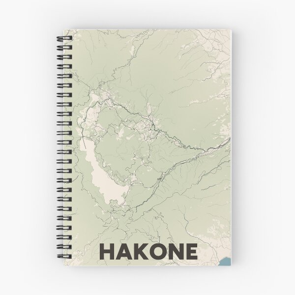 Item preview, Hakone Map designed and sold by MapsNerd.