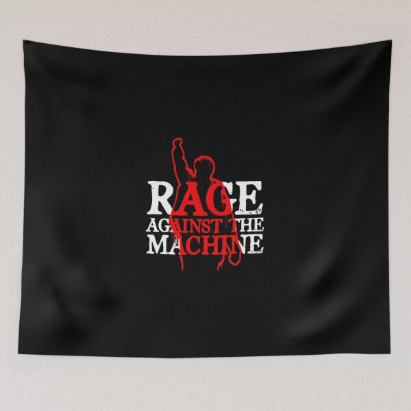 Item preview, Red Silhouette Man In White Typography #2394 designed and sold by aztra-art.
