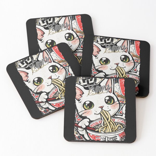 Item preview, Yummy Ramen Cat Japanese Noodle Foodie Feline Lover designed and sold by AmaXONIC.