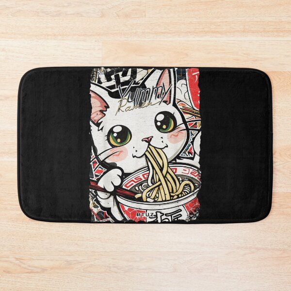 Item preview, Yummy Ramen Cat Japanese Noodle Foodie Feline Lover designed and sold by AmaXONIC.