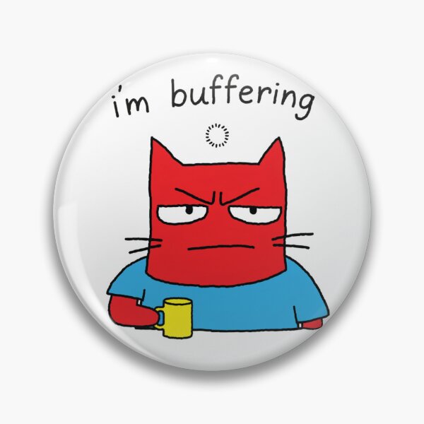 Item preview, Copy of System Rebooting — Funny Glitch Cat Coffee Lover Sticker designed and sold by AMBAYK.