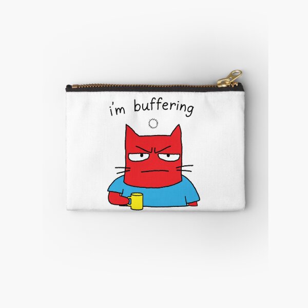 Item preview, Copy of System Rebooting — Funny Glitch Cat Coffee Lover Sticker designed and sold by AMBAYK.