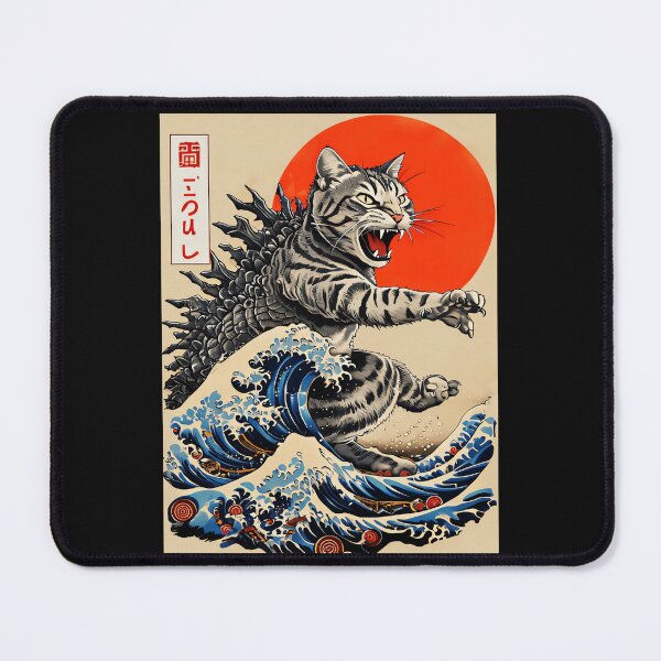 Item preview, Fang Godzilla Cat Kaiju Monster Feline Lover designed and sold by AmaXONIC.