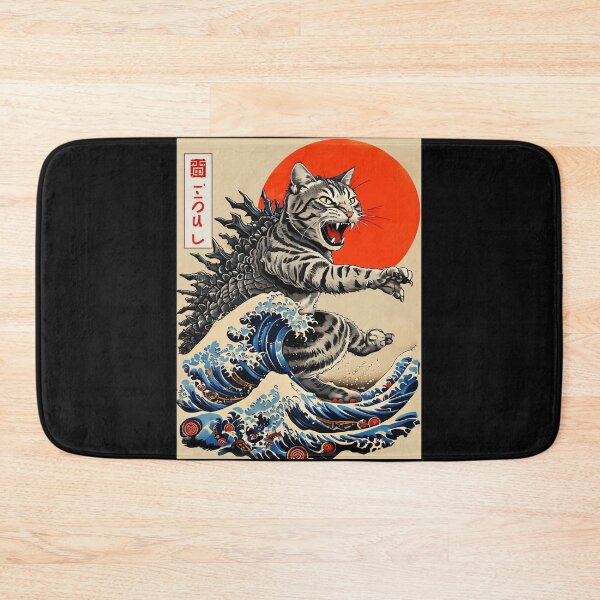 Item preview, Fang Godzilla Cat Kaiju Monster Feline Lover designed and sold by AmaXONIC.