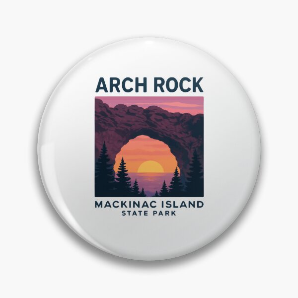 Item preview, Arch Rock Mackinac Island State Park Michigan Travel Destination designed and sold by Simsimah26Parks.