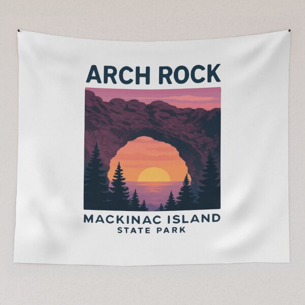 Item preview, Arch Rock Mackinac Island State Park Michigan Travel Destination designed and sold by Simsimah26Parks.