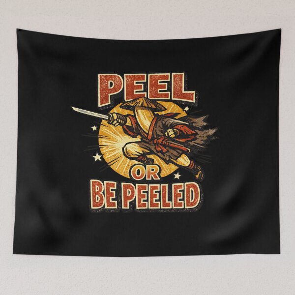 Item preview, Banana Ronin – PEEL OR BE PEELED Vintage Hero Art designed and sold by Moedex.