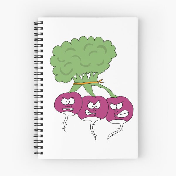 Item preview, Funny Radish Gang Angry Vegetable Baddest Food Pun designed and sold by MyxaART.