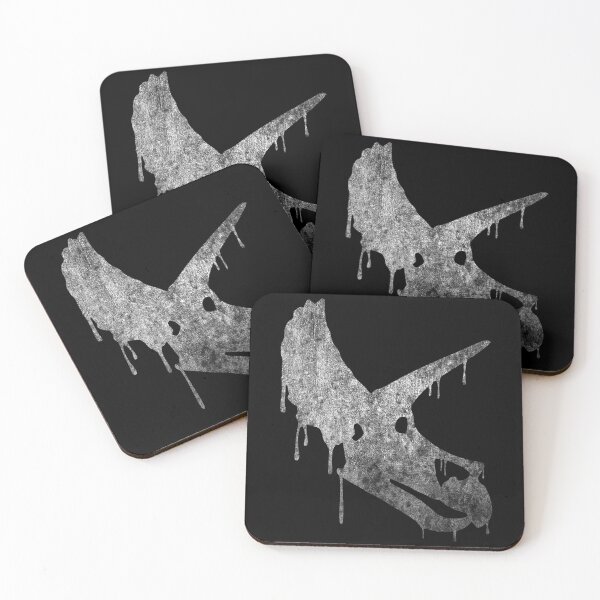 Item preview, Grunge Triceratops Skull – Prehistoric Fossil Artwork designed and sold by Grimtech Workshop.