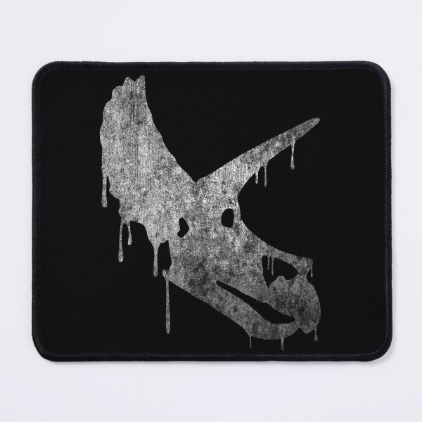 Item preview, Grunge Triceratops Skull – Prehistoric Fossil Artwork designed and sold by Grimtech Workshop.