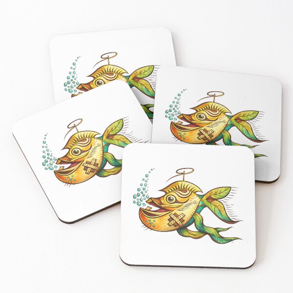 Item preview, Steampunk Mechanical Fish with Halo Art designed and sold by Creativewordes.