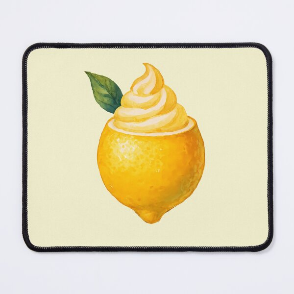 Item preview, Watercolor Sfusato Amalfi Lemon – Lemon Sorbet Served in Citrus Fruit  designed and sold by EmeraldeaArt.