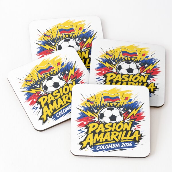 Item preview, Colombia 2026 Pasion Amarilla Football designed and sold by RedCircleArt.