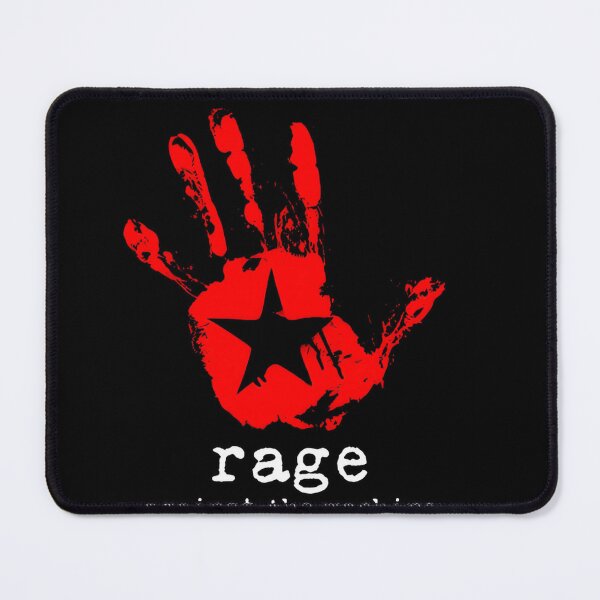 Item preview, Red Hand Silhouette With Typography #9646 designed and sold by aztra-art.