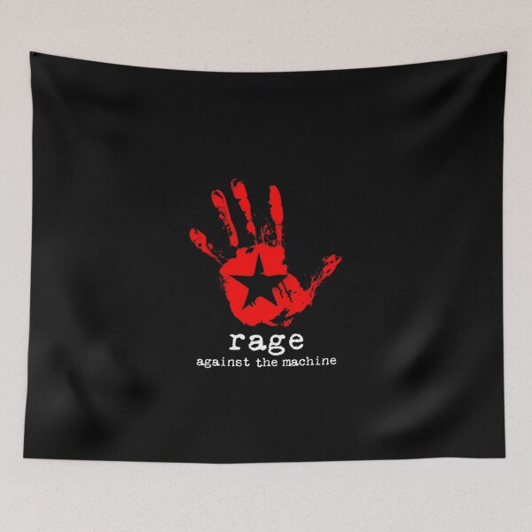 Item preview, Red Hand Silhouette With Typography #9646 designed and sold by aztra-art.