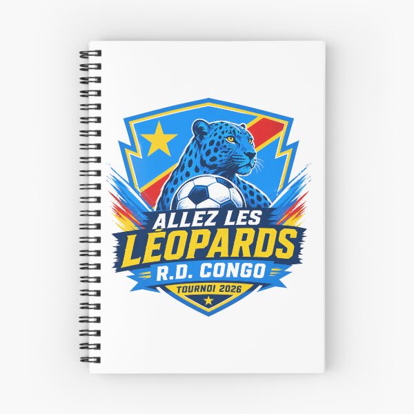 Item preview, DR Congo 2026 Leopards Football Crest designed and sold by RedCircleArt.