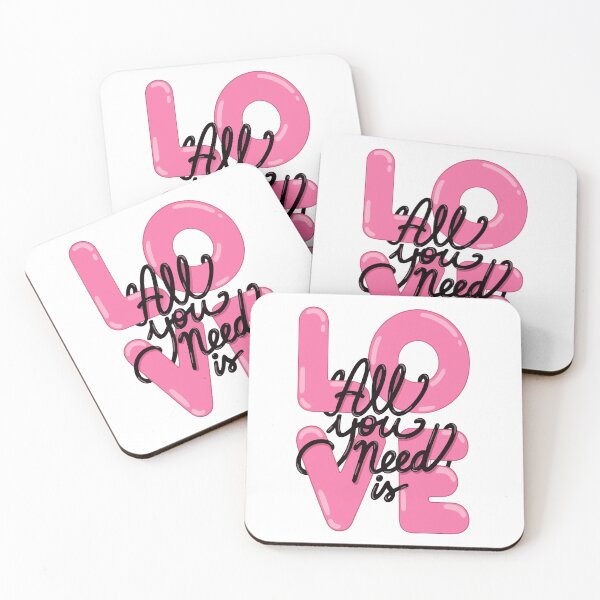 Item preview, LOVE Pink 3D Typography Aesthetic Cute Romantic Graphic Design designed and sold by Snifferius.