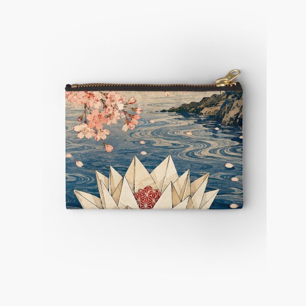 Item preview, Lotus Bloom - Vintage Japanese Origami Ukiyo-e Woodblock designed and sold by bapupa.