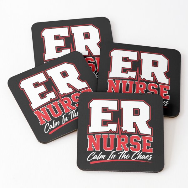 Item preview,  ER Nurse Calm In The Chaos Emergency Room Athletic Design designed and sold by Octupussy.