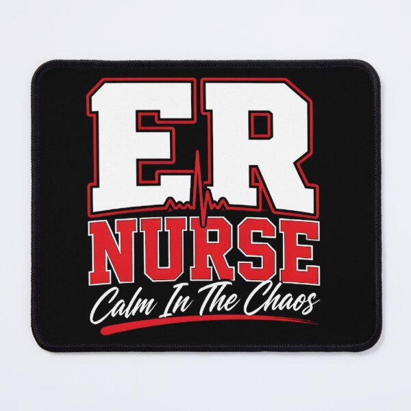 Item preview,  ER Nurse Calm In The Chaos Emergency Room Athletic Design designed and sold by Octupussy.