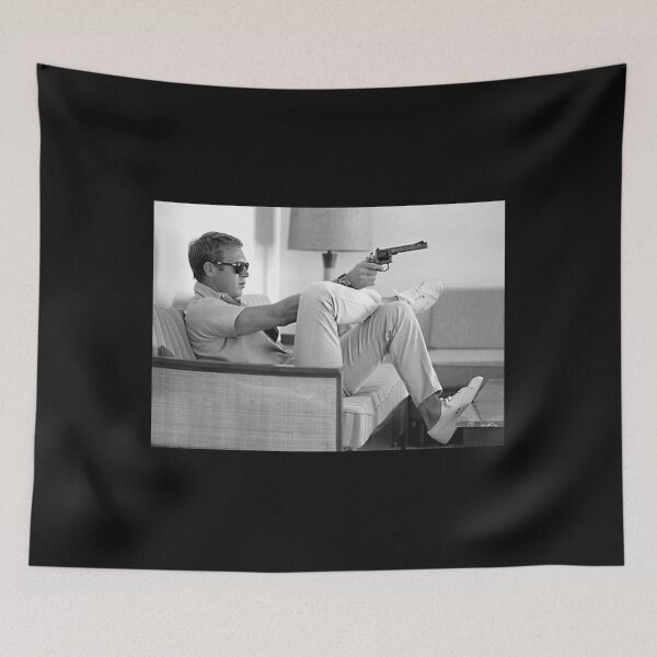 Item preview, Vintage Cool Guy Revolver Photo Classic T-Shirt designed and sold by RRMadeArt.