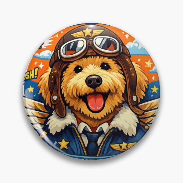 Item preview, Labradoodle Pilot    Captain Fluff designed and sold by domdjs4239.