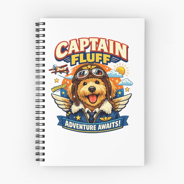 Item preview, Labradoodle Pilot    Captain Fluff designed and sold by domdjs4239.