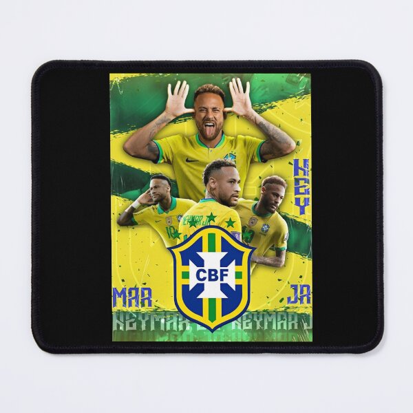 Item preview, Neymar Jr CBF Brazil Football Collage designed and sold by Moonpaw-Whimsy.