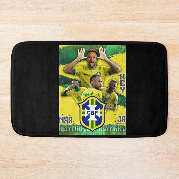 Item preview, Neymar Jr CBF Brazil Football Collage designed and sold by Moonpaw-Whimsy.
