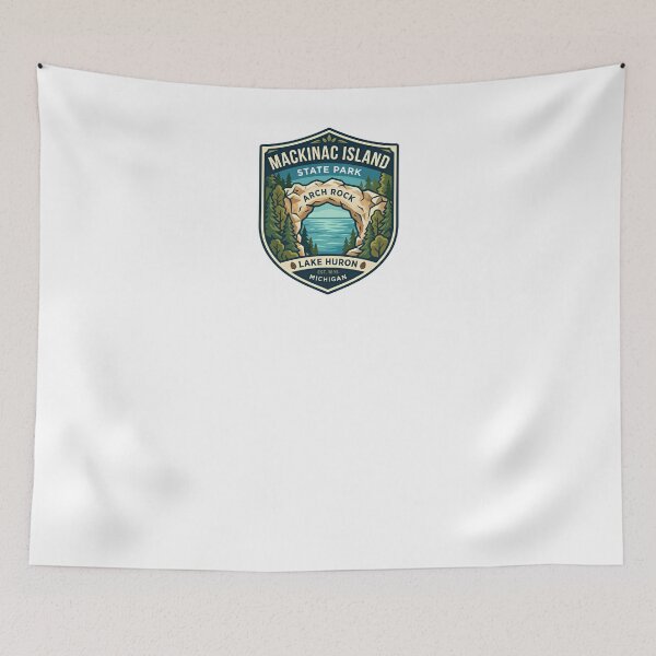 Item preview, Mackinac Island State Park Arch Rock Lake Huron Est 1995 Michigan Travel Vacation designed and sold by Simsimah26Parks.