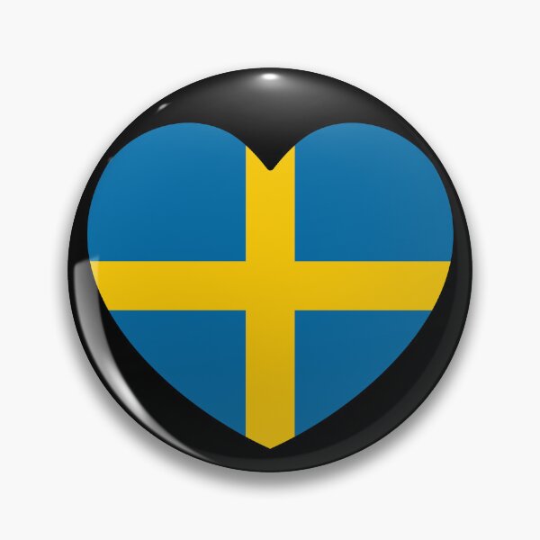 Item preview, Sweden Flag Heart designed and sold by shitpostee.