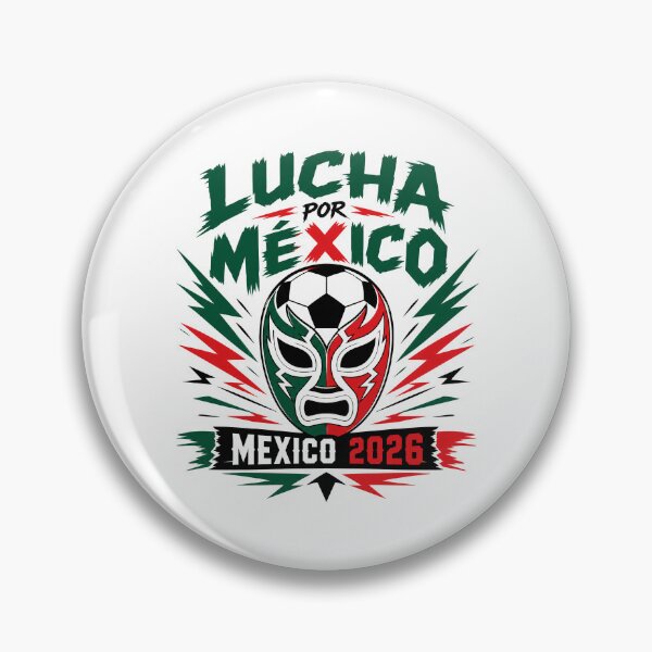 Item preview, Mexico 2026 Lucha Football Design designed and sold by RedCircleArt.