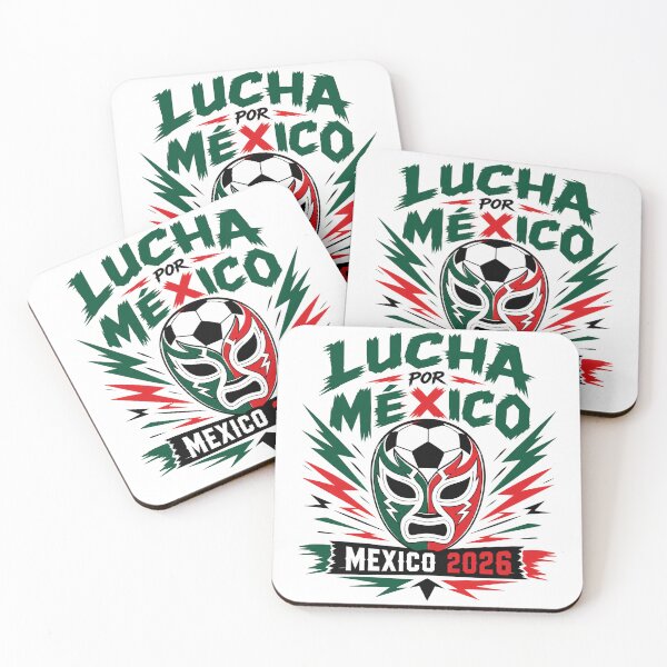 Item preview, Mexico 2026 Lucha Football Design designed and sold by RedCircleArt.