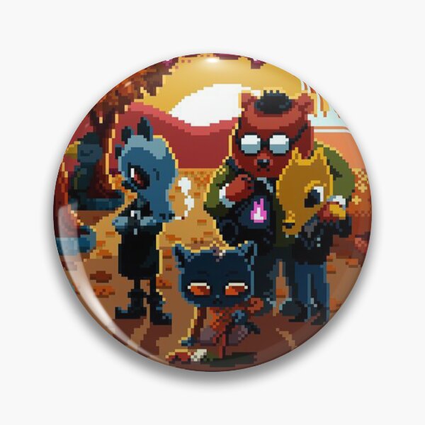 Item preview,  Night in the woods scene Pixel ARt designed and sold by · GAMING SOUL ·.