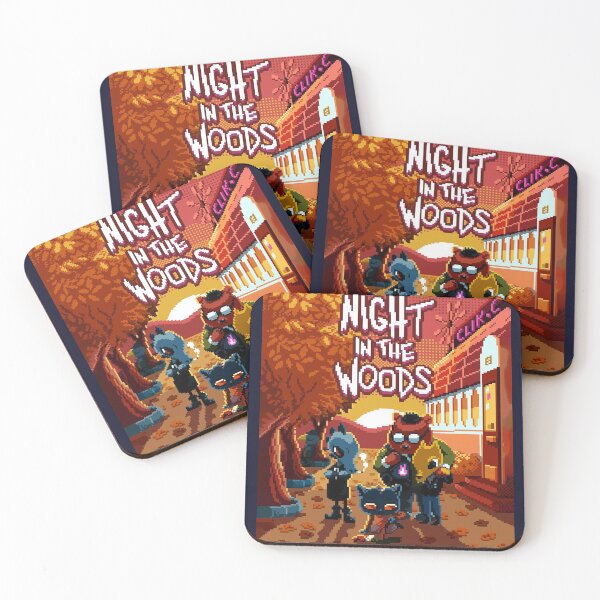 Item preview,  Night in the woods scene Pixel ARt designed and sold by · GAMING SOUL ·.